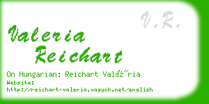 valeria reichart business card